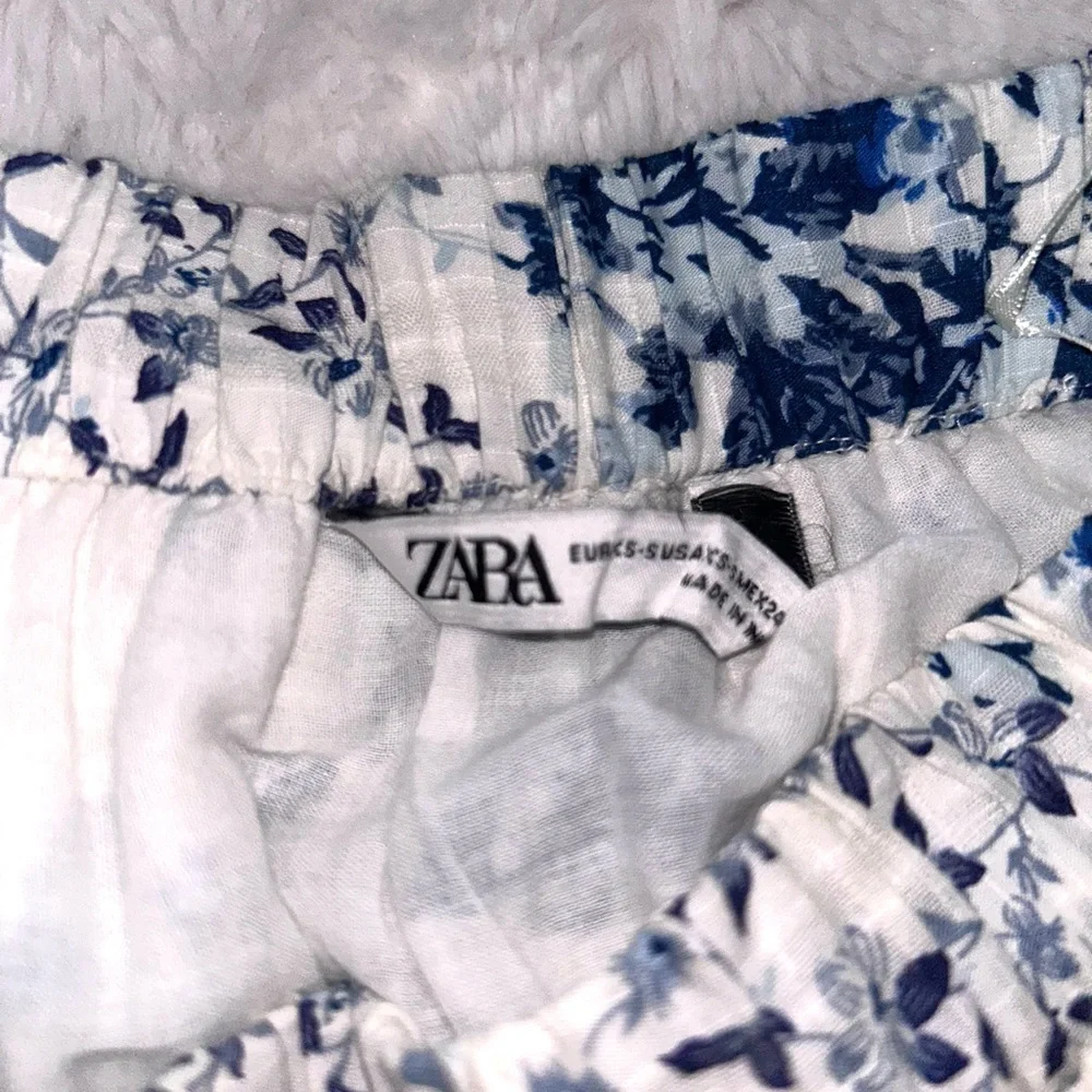 ZARA Blue & White Floral Maxi Skirt – Cottagecore Boho Chic - Picture 6 of 6
